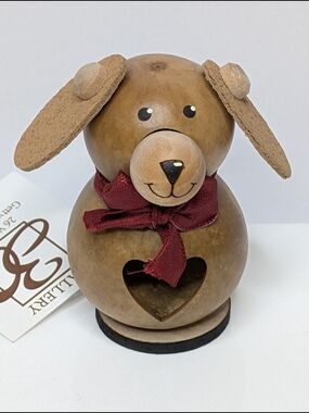 Gallery 30 Max The Dog 2.5" Handcrafted Little Gourd